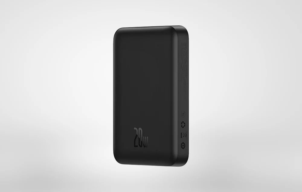 Baseus Powerbank Magnetyczny 10000mAh 20W PD – ładowanie bezprzewodowe MagSafe, szybkie ładowanie przewodowe - zdjęcie 4