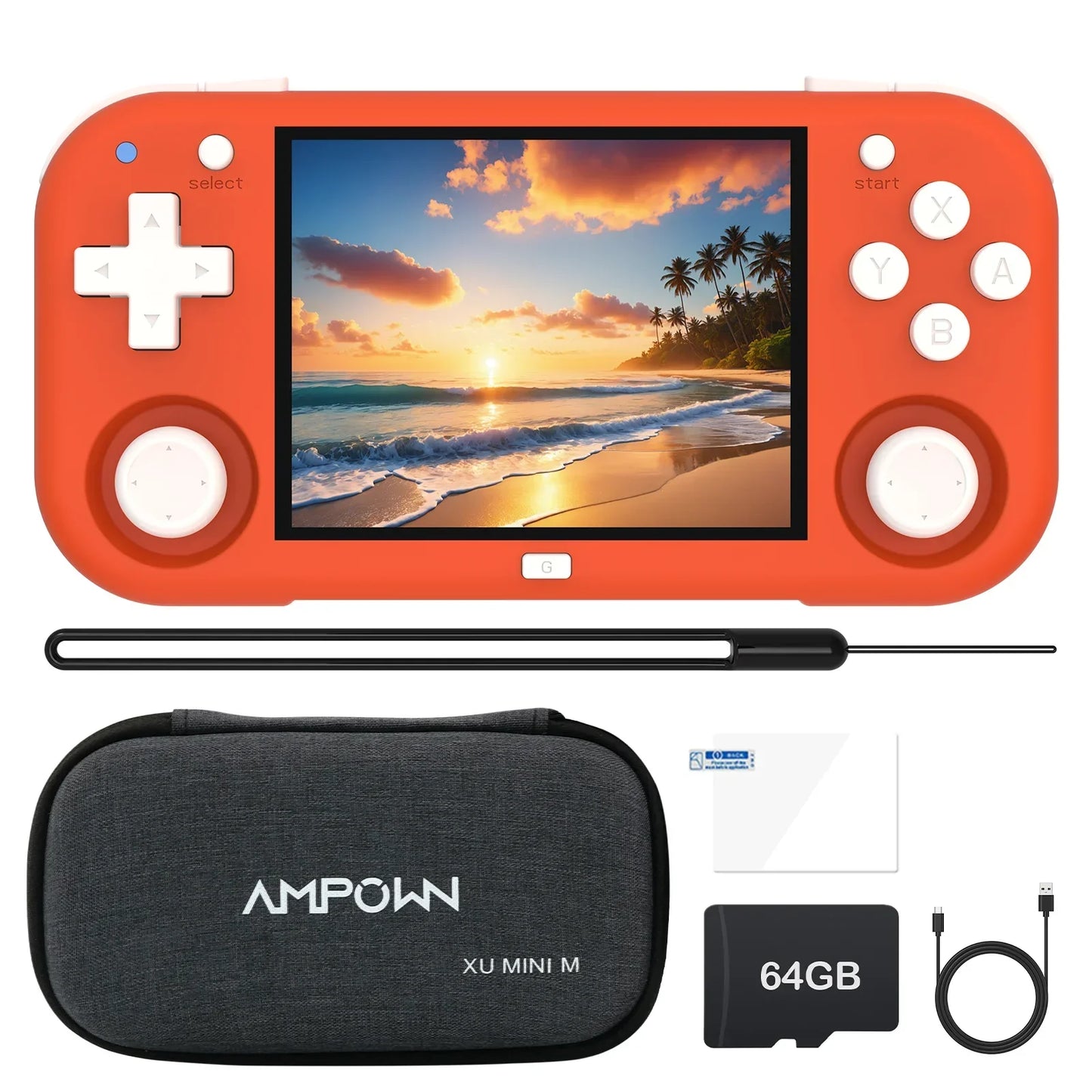 Ampown XU MINI M – Konsola Retro 2,8'' IPS, Linux, 64GB (Magazyn PL)