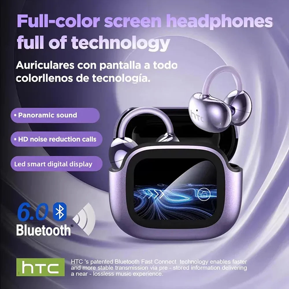 Słuchawki Nauszne Bluetooth Purple/Black – Dźwięk Stereo, Bezprzewodowe - zdjęcie 3