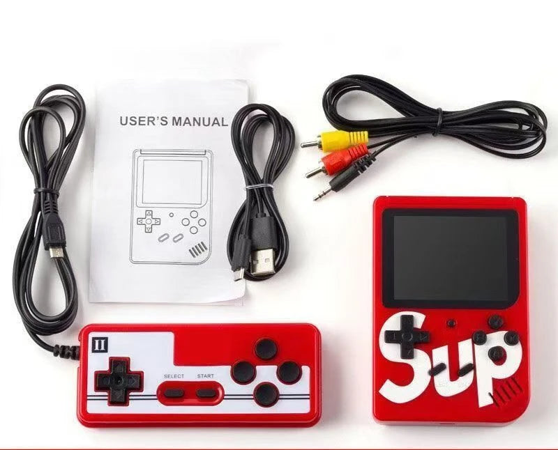 Mini Konsola Retro dla Dzieci – 400 Gier, Ładowalna, Podłączenie do TV - zdjęcie 5