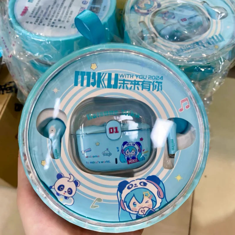 Słuchawki Bezprzewodowe Hatsune Miku – Miku With You 2024, Okrągłe Etui Kolekcjonerskie, TWS