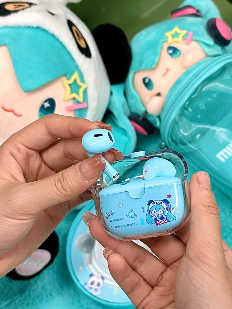 Słuchawki Bezprzewodowe Hatsune Miku – Miku With You 2024, Okrągłe Etui Kolekcjonerskie, TWS