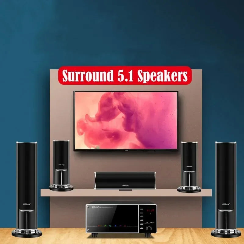 Głośnik Bluetooth 1000W – Kino Domowe, Surround, Subwoofer, Karaoke - zdjęcie 3