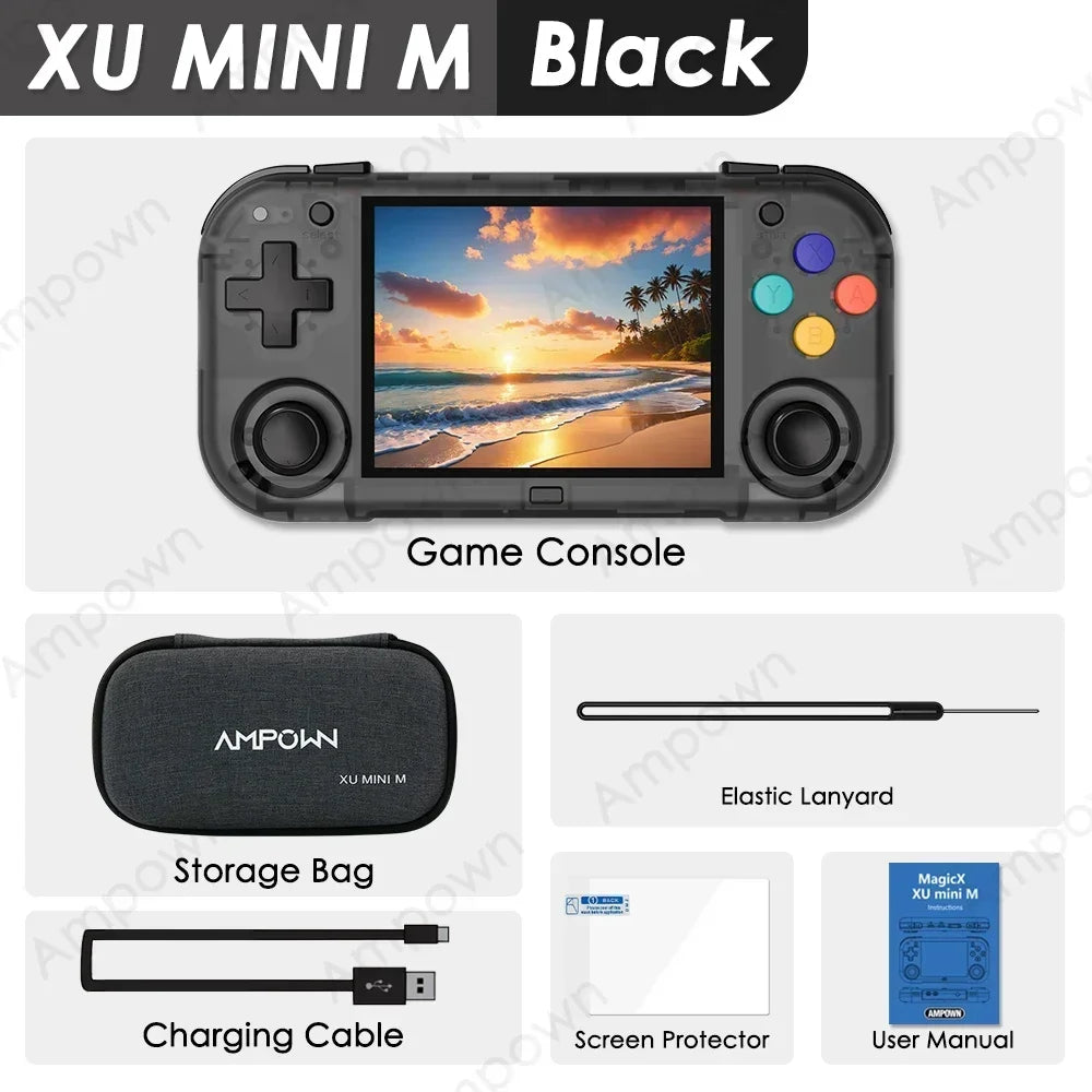 Ampown XU MINI M – Konsola Retro 2,8'' IPS, Linux, 64GB (Magazyn PL)