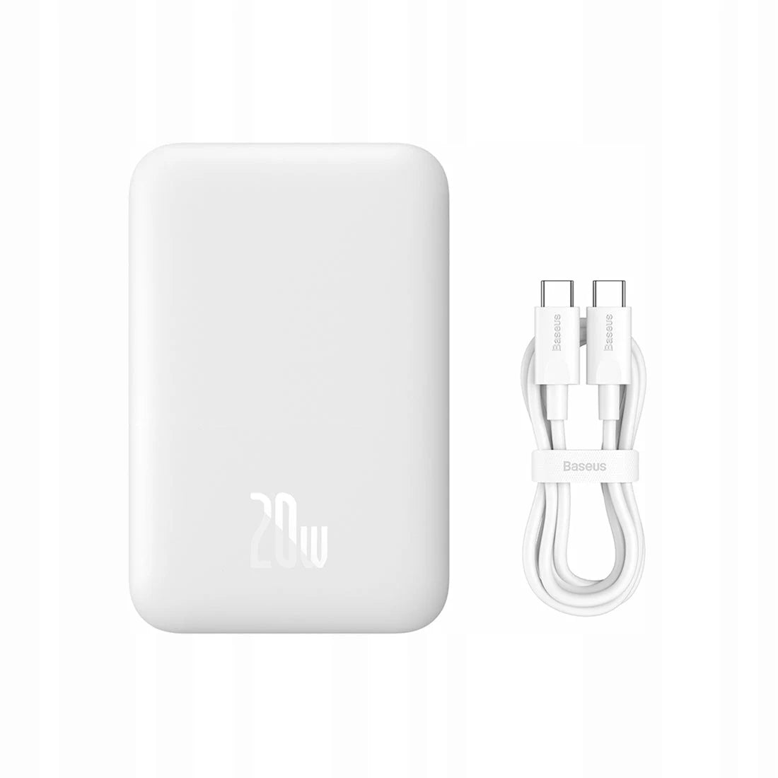 Baseus Powerbank Magnetyczny 6000mAh – Ładowanie 20W PD, Wbudowany kabel USB-C - zdjęcie 2