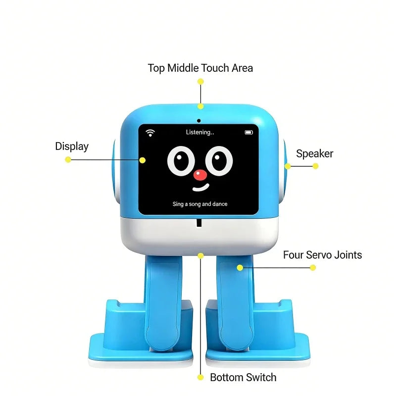 Robot AI Luxuglow – Interaktywny Robot z DeepSeek, Rozpoznawanie Mowy, Język Polski