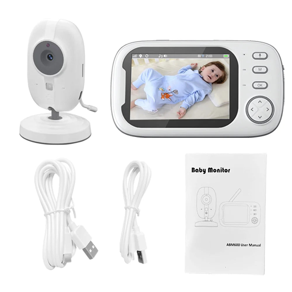Baby Monitor 3.5" – noktowizja, temperatura, audio - zdjęcie 4