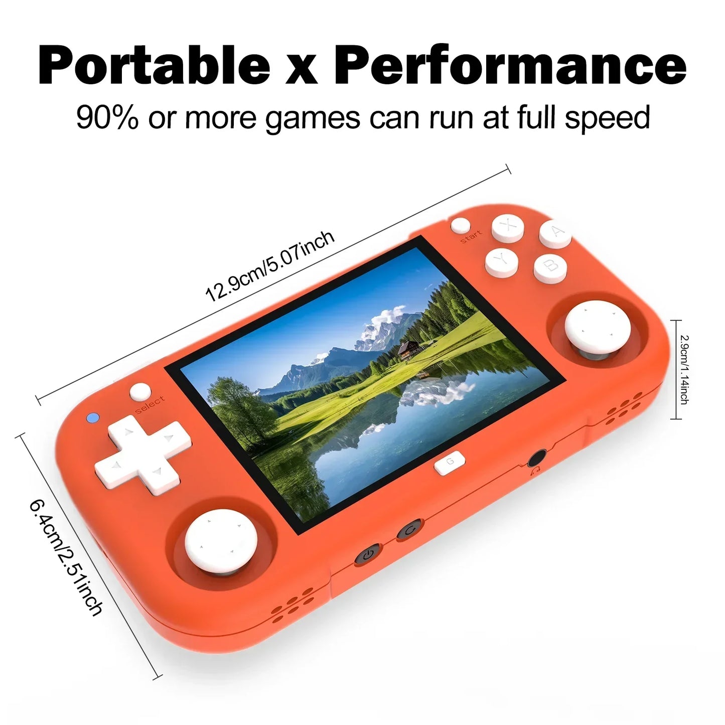 Ampown XU MINI M – Konsola Retro 2,8'' IPS, Linux, 64GB (Magazyn PL)
