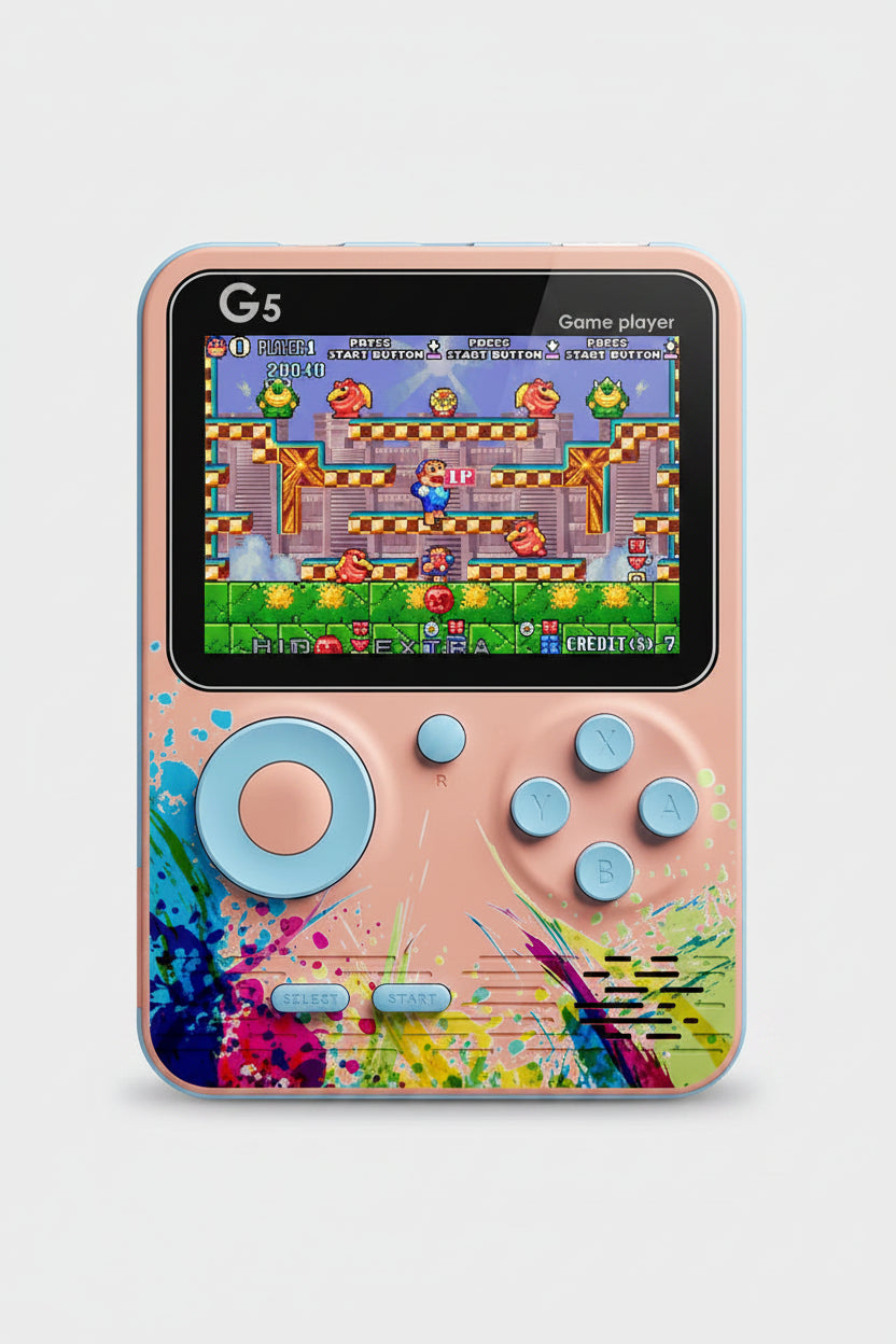 G5 Mini Konsola Retro – 3.0" LCD, 500 gier 8-bit, bateria USB - zdjęcie 5