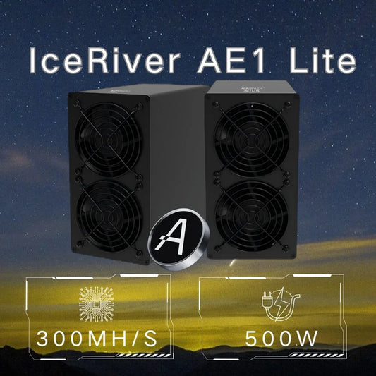Koparka Bitcoin George Vision - IceRiver AE1 Lite 300Mh/s 500W ALEO Miner DATA SERVER zkSNARK Algorithm ALEO Mining Asic Crypto Miner ALEO AE1 LITE 300MH DHL - Maksymalna Wydajność