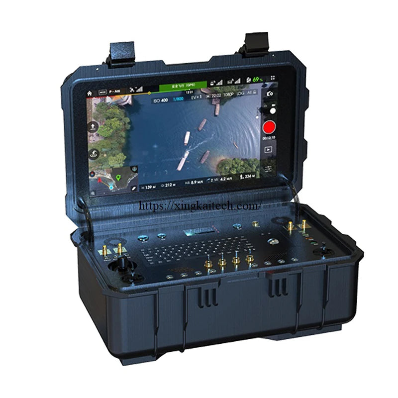 XK-GCS310 Przenośna Stacja Kontroli UAV – Podwójny Joystick, Wodoodporna Obudowa