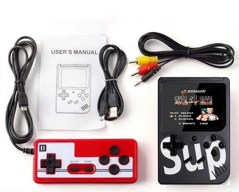 Mini Konsola Retro dla Dzieci – 400 Gier, Ładowalna, Podłączenie do TV - zdjęcie 4