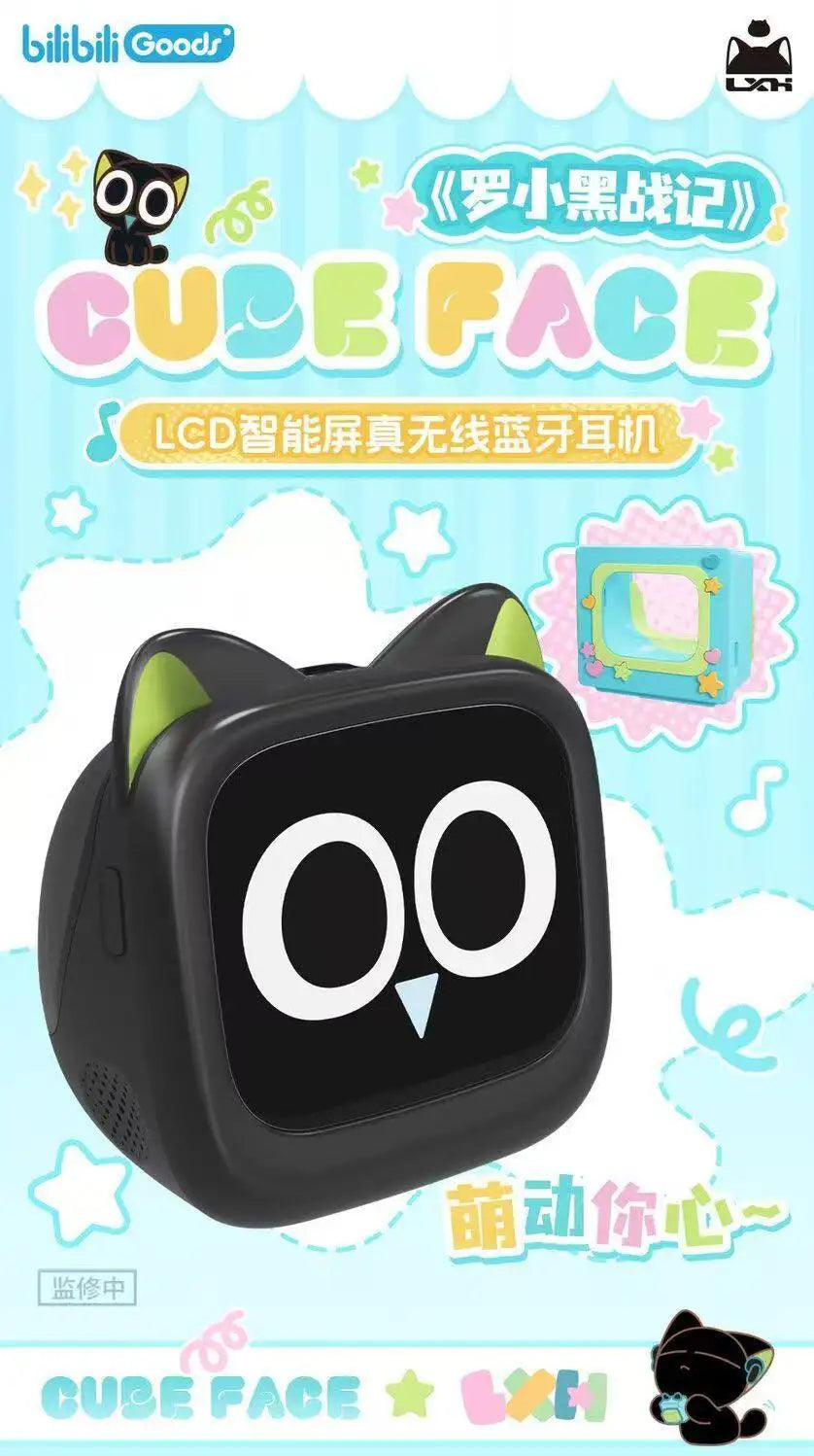 Cubeface Luo Xiao Hei – Słuchawki Bluetooth z Ekranem LCD | Bilibili Anime