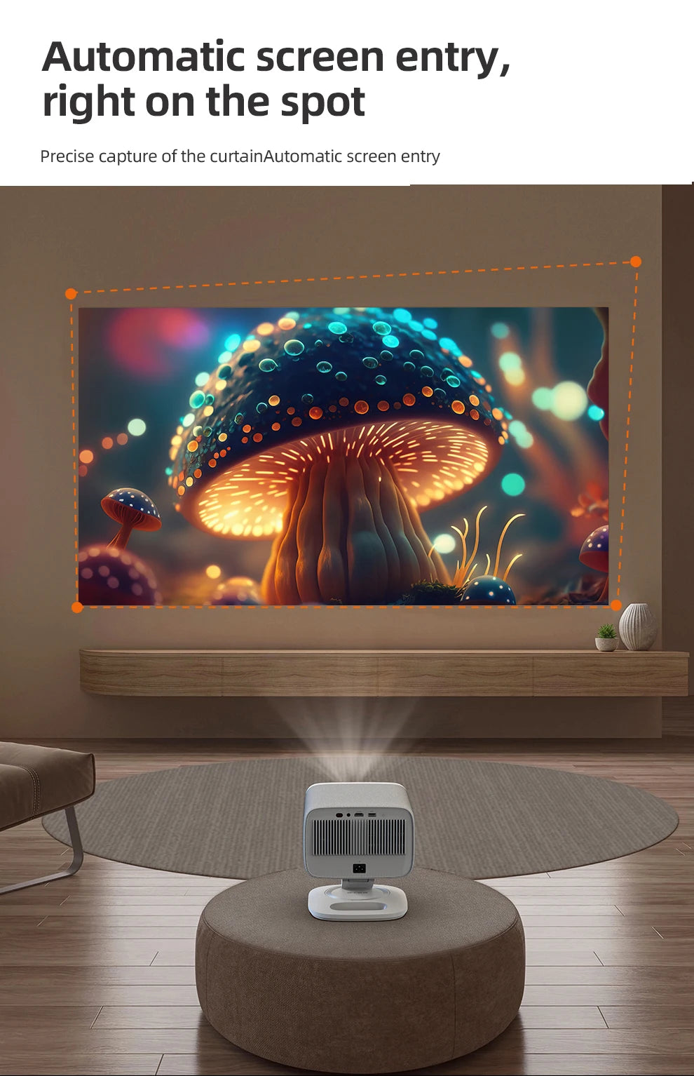 4K Laserowy Projektor 100P Android WiFi - zdjęcie 5