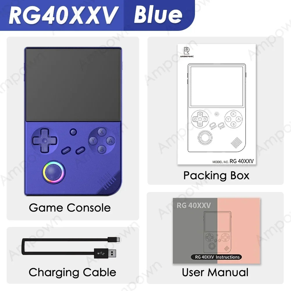 ANBERNIC RG40XXV – Przenośna Konsola Retro 4" IPS, Linux 64-bit, WiFi, Bluetooth, HDMI