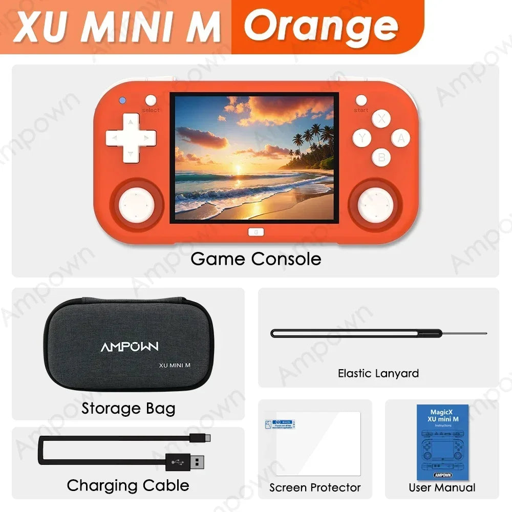 Ampown XU MINI M – Konsola Retro 2,8'' IPS, Linux, 64GB (Magazyn PL)