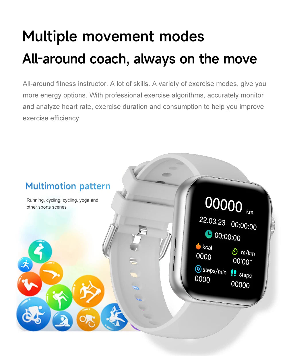 Smartwatch Series 11 2026 AMOLED HD Bluetooth - zdjęcie 2