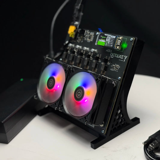 Koparka Bitcoin George Vision - 2026 Hot-Selling NerdOctaxe 3.1 12 TH/s 240W High Hashrate ASIC Solo Miner for Bitcoin & Cryptocurrency - Maksymalna Wydajność