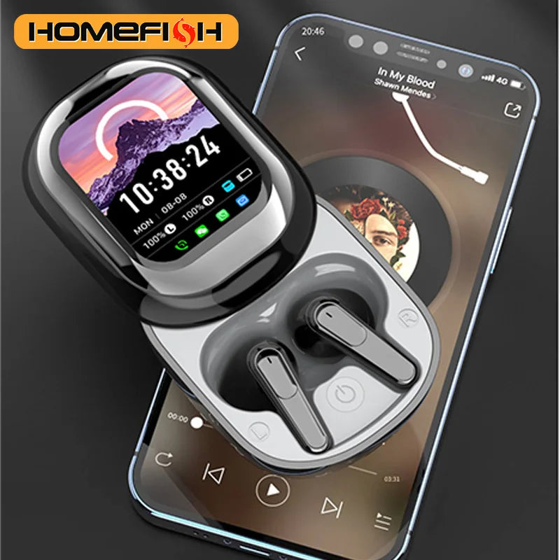 SE-ONE – inteligentne słuchawki TWS z kolorowym ekranem LED, Bluetooth 5.4