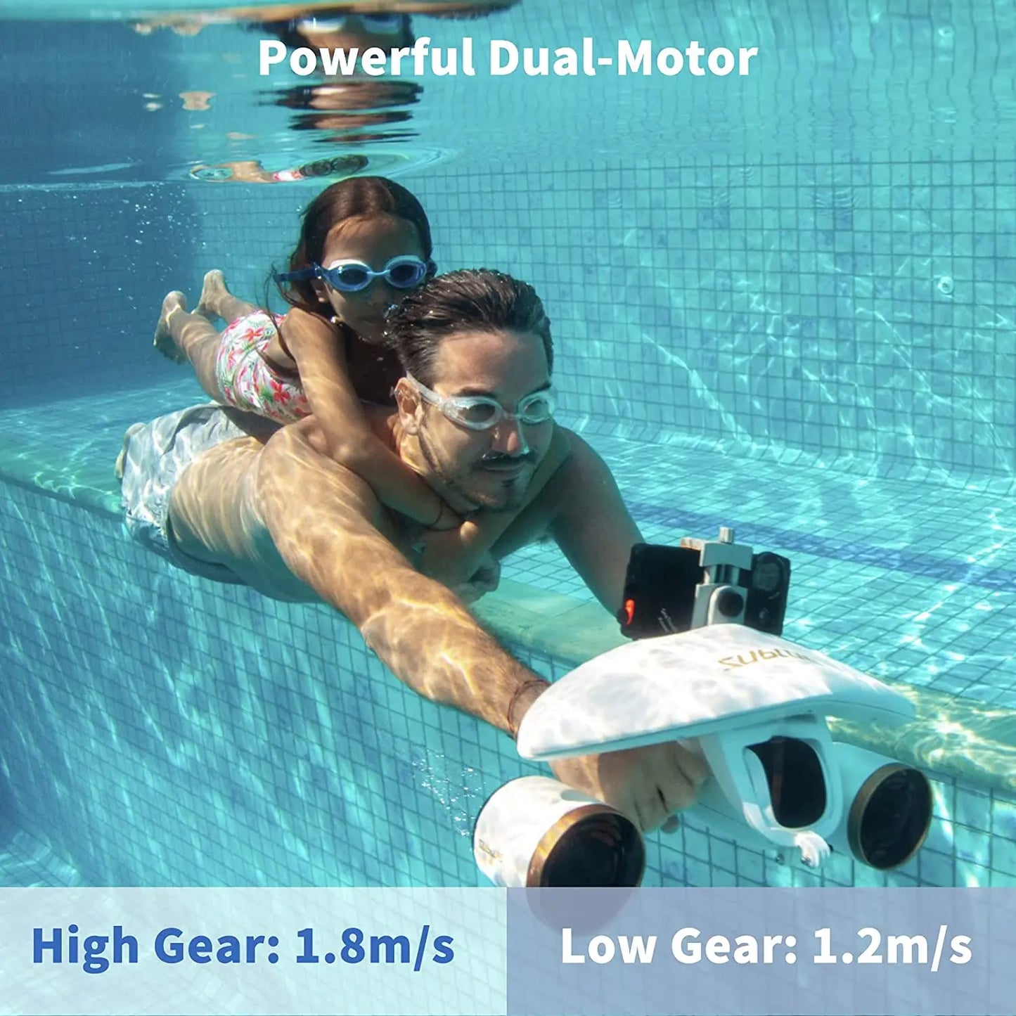 Skuter Podwodny Sublue WhiteShark Mix Pro 4.3M - zdjęcie 5