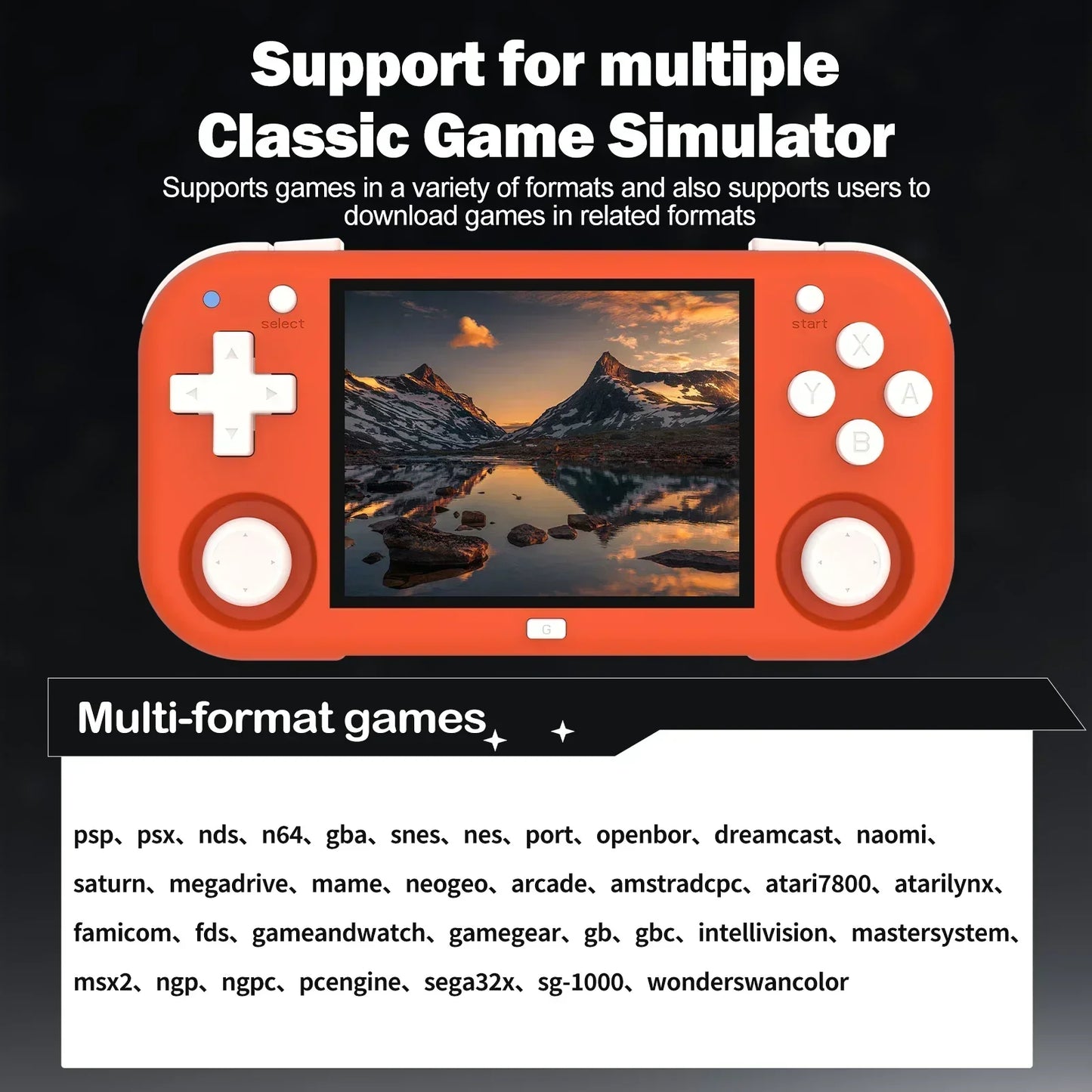 Ampown XU MINI M – Konsola Retro 2,8'' IPS, Linux, 64GB (Magazyn PL)