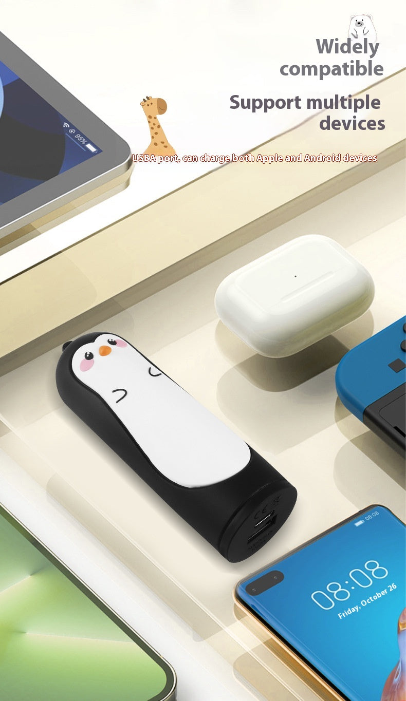 Powerbank dla Dzieci 5000mAh w Kształcie Zwierzątka - Kompaktowy