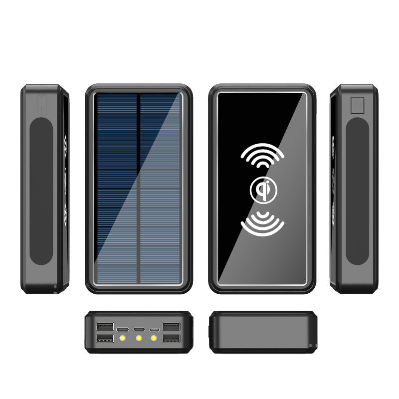 Powerbank Solarny 30000mAh z Podwójnym USB – Panel Słoneczny, Outdoor, 3 Kolory