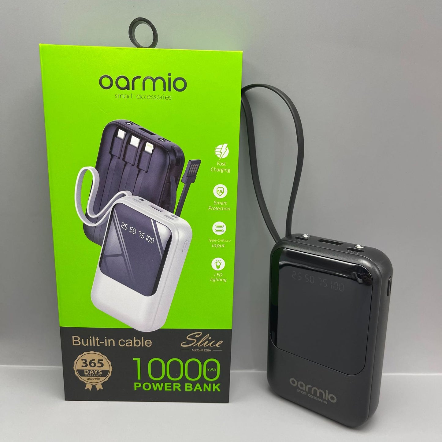 Powerbank Mini 10000mAh z Wbudowaną Wtyczką Sieciową – Kompaktowy, 3 Kolory