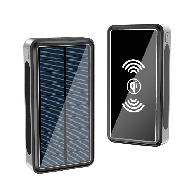 Powerbank Solarny 30000mAh z Podwójnym USB – Panel Słoneczny, Outdoor, 3 Kolory